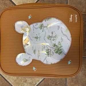 Loungefly Tan Map Decor with Gold Accents